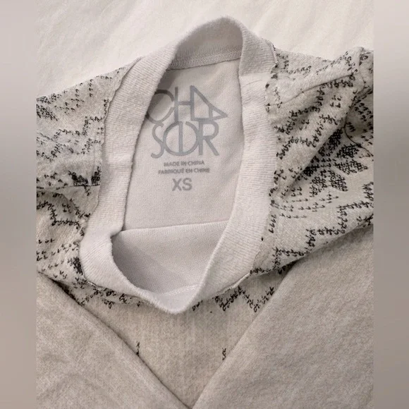 Chaser brand holiday reindeer long sleeve - Picture 4 of 6